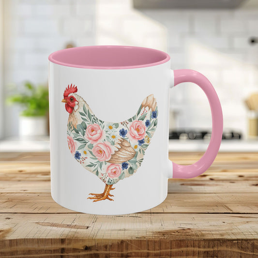 Botanical Chicken Mug (11/15oz)