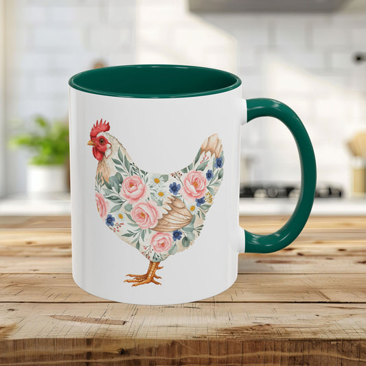 Botanical Chicken Mug (11/15oz)