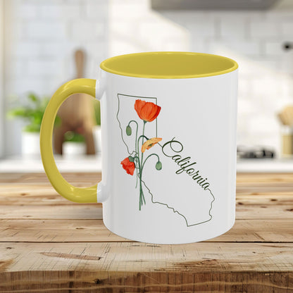 California State Flower Mug - California Poppy (11/15oz)