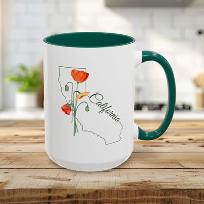 California State Flower Mug - California Poppy (11/15oz)