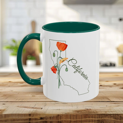 California State Flower Mug - California Poppy (11/15oz)