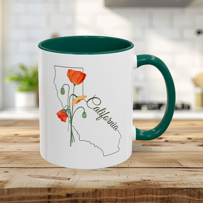 California State Flower Mug - California Poppy (11/15oz)