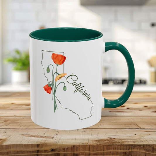 California State Flower Mug - California Poppy (11/15oz)
