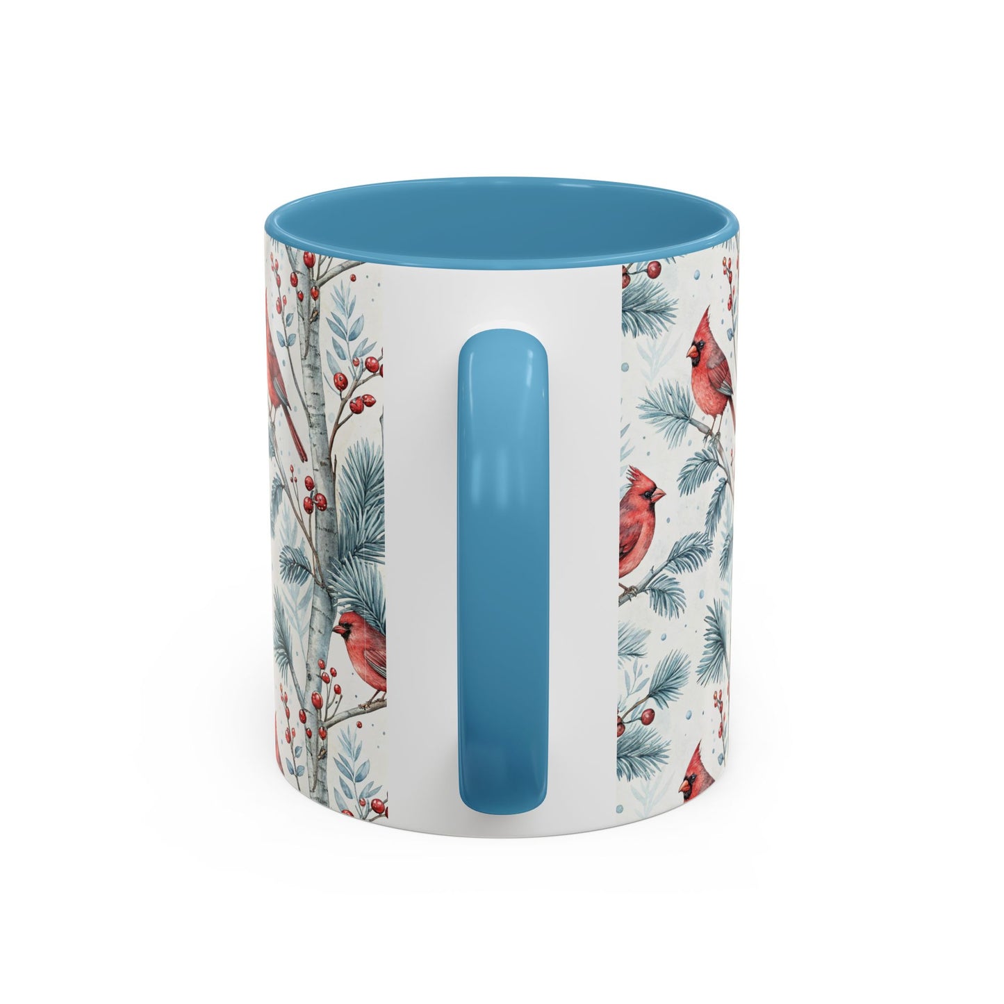 Cardinal in Snowy Birch Trees 11 & 15 oz. Mug
