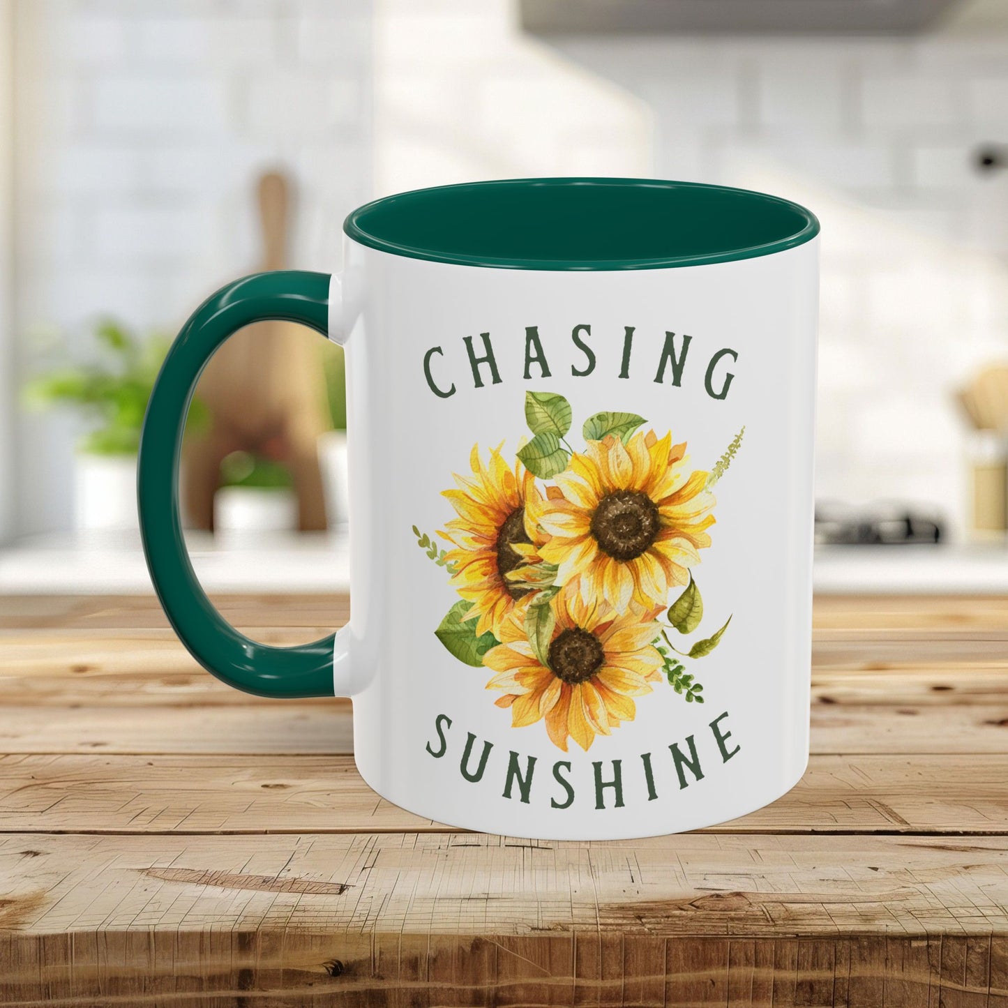 Chasing Sunshine Sunflower Coffee Mug (11/15oz)