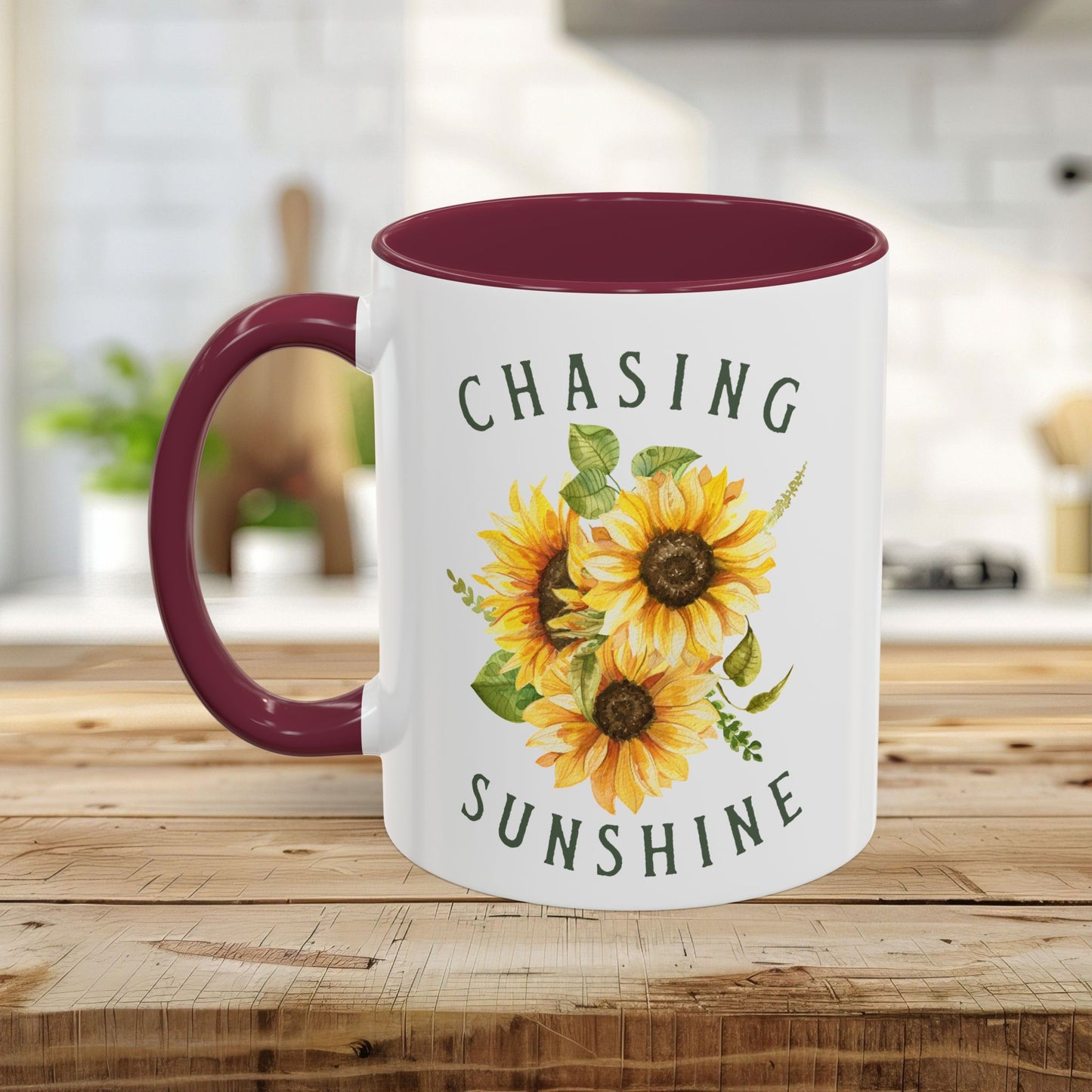 Chasing Sunshine Sunflower Coffee Mug (11/15oz)