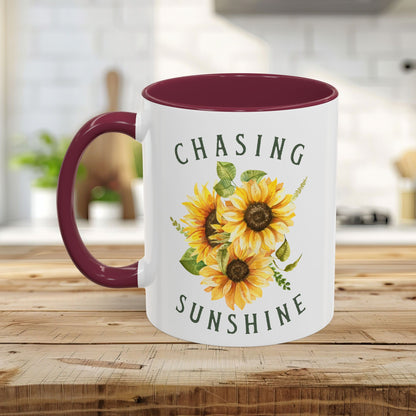 Chasing Sunshine Sunflower Coffee Mug (11/15oz)