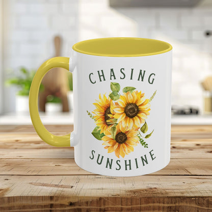 Chasing Sunshine Sunflower Coffee Mug (11/15oz)