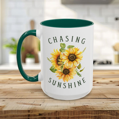 Chasing Sunshine Sunflower Coffee Mug (11/15oz)