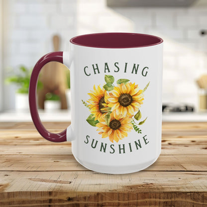 Chasing Sunshine Sunflower Coffee Mug (11/15oz)