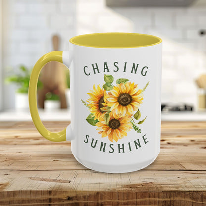 Chasing Sunshine Sunflower Coffee Mug (11/15oz)