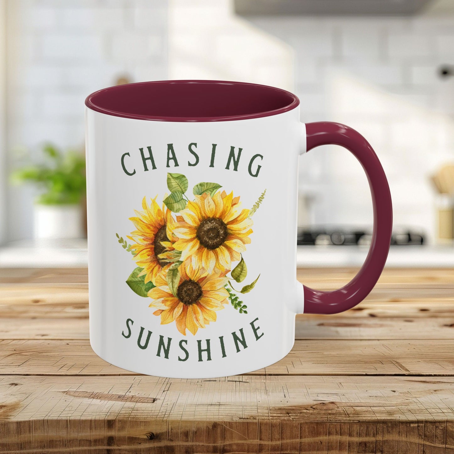 Chasing Sunshine Sunflower Coffee Mug (11/15oz)