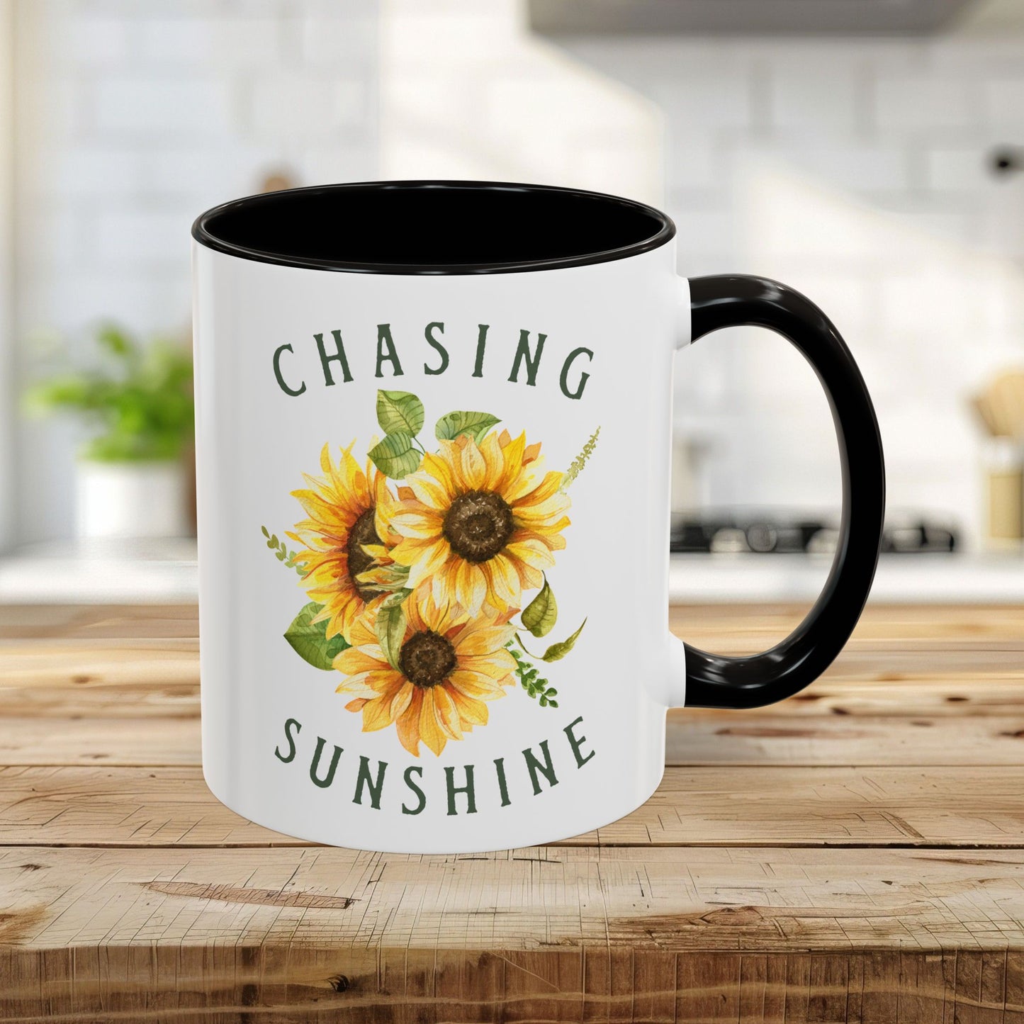 Chasing Sunshine Sunflower Coffee Mug (11/15oz)