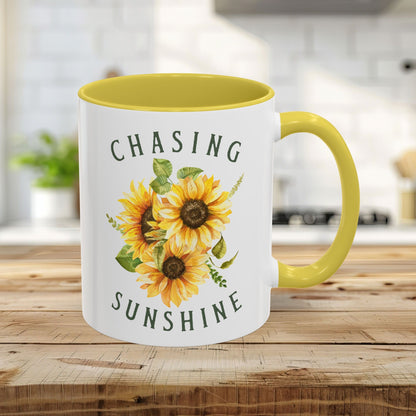 Chasing Sunshine Sunflower Coffee Mug (11/15oz)