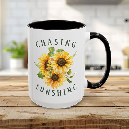 Chasing Sunshine Sunflower Coffee Mug (11/15oz)