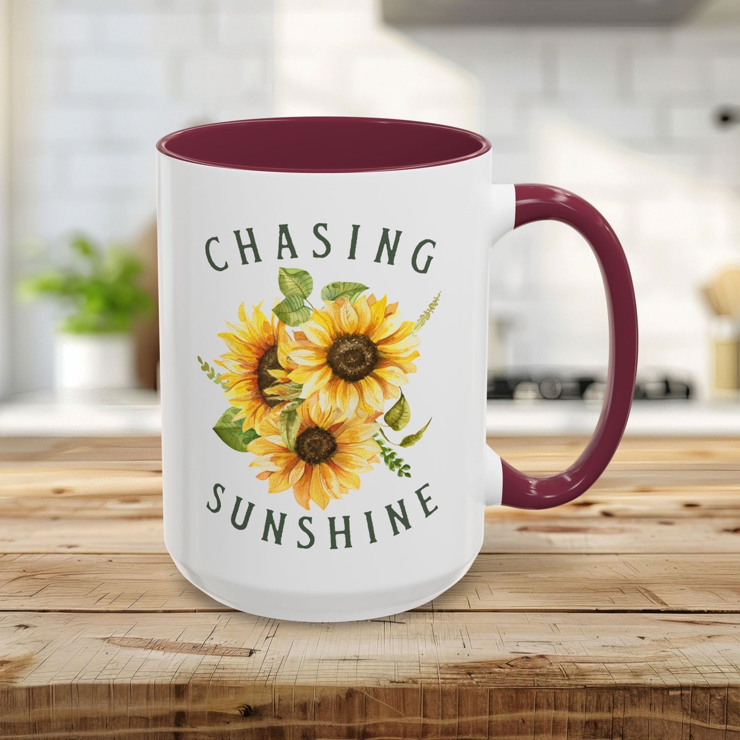 Chasing Sunshine Sunflower Coffee Mug (11/15oz)