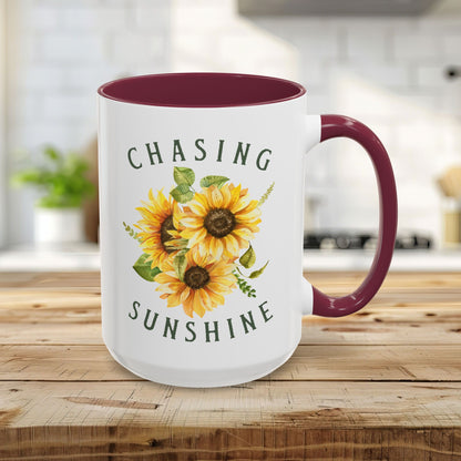 Chasing Sunshine Sunflower Coffee Mug (11/15oz)