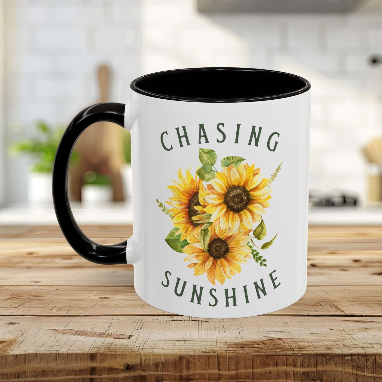 Chasing Sunshine Sunflower Coffee Mug (11/15oz)