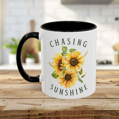 Chasing Sunshine Sunflower Coffee Mug (11/15oz)