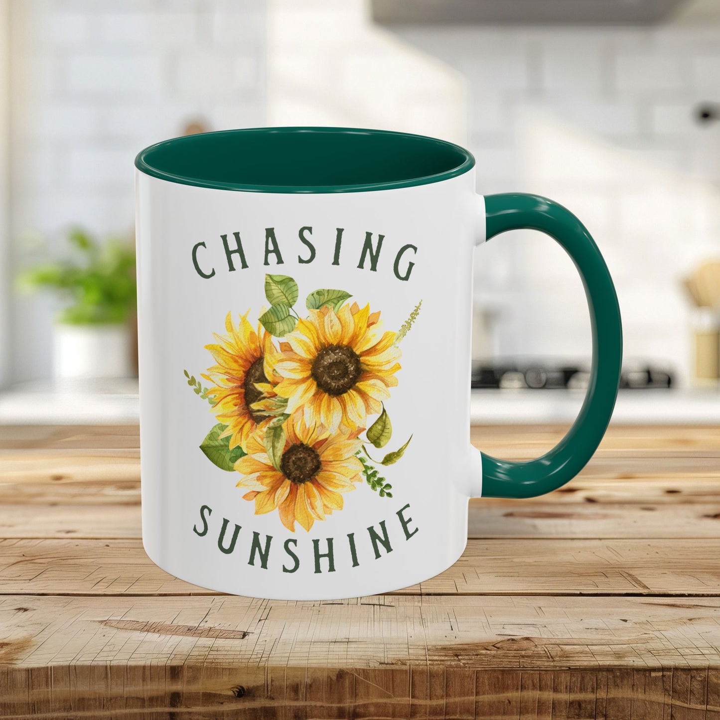 Chasing Sunshine Sunflower Coffee Mug (11/15oz)
