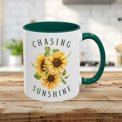 Chasing Sunshine Sunflower Coffee Mug (11/15oz)