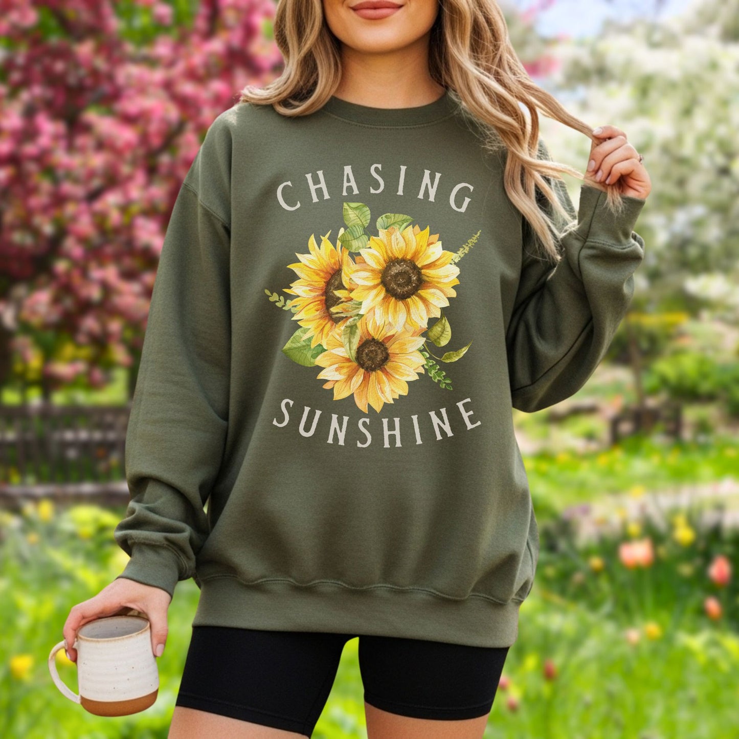 Chasing Sunshine Sunflower Sweatshirt