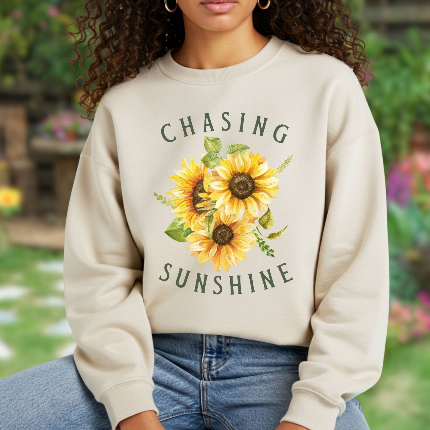 Chasing Sunshine Sunflower Sweatshirt