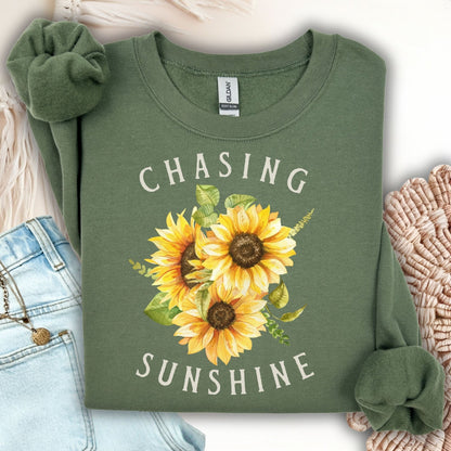Chasing Sunshine Sunflower Sweatshirt