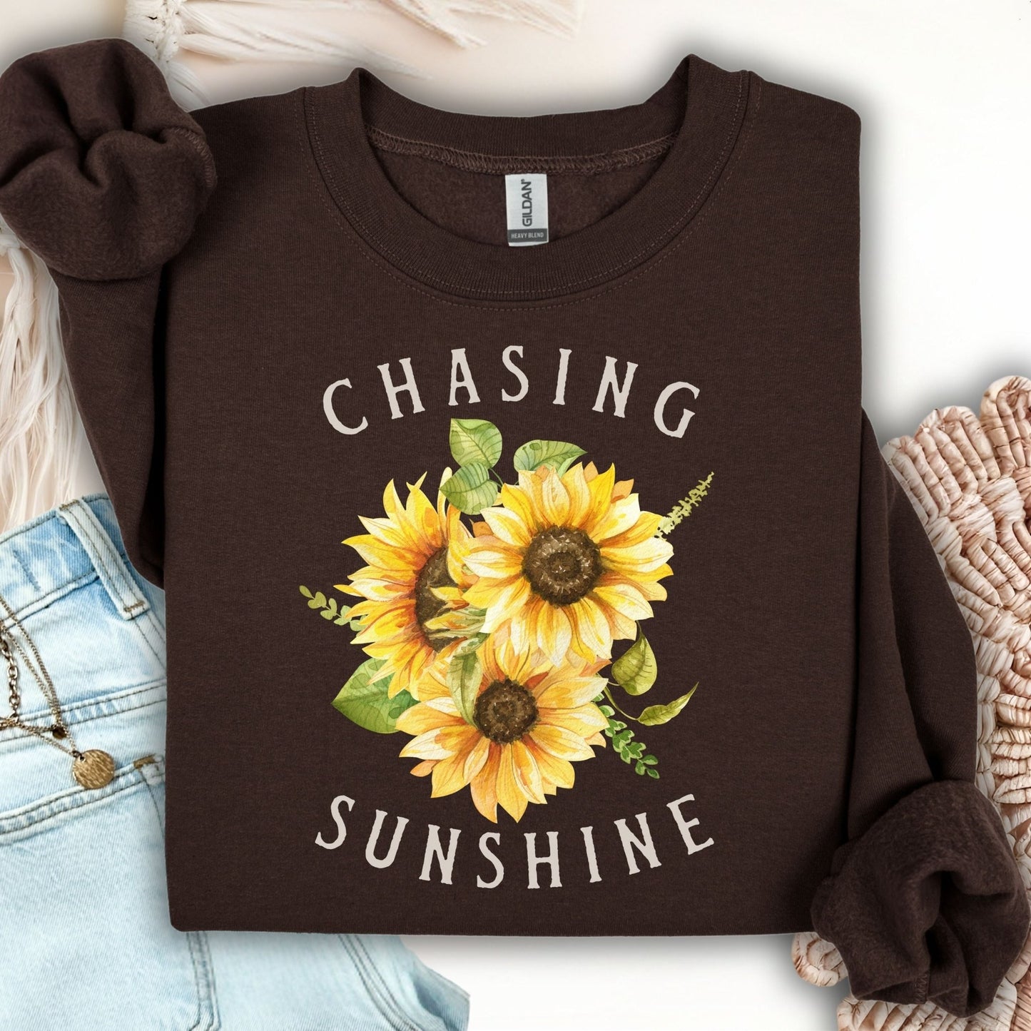 Chasing Sunshine Sunflower Sweatshirt