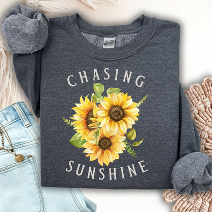 Chasing Sunshine Sunflower Sweatshirt