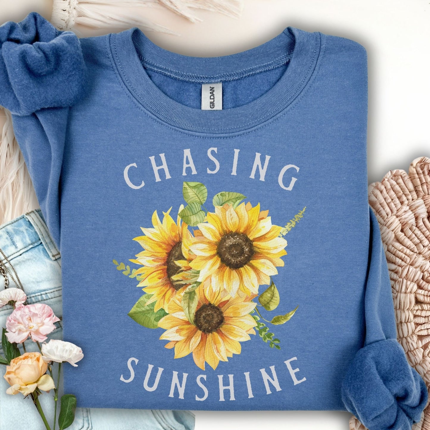 Chasing Sunshine Sunflower Sweatshirt