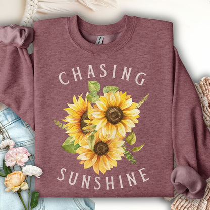 Chasing Sunshine Sunflower Sweatshirt
