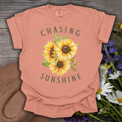 "Chasing Sunshine" Sunflower T-Shirt