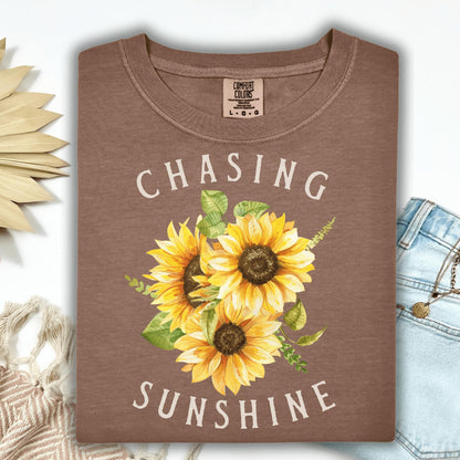 Wild Petal Threads T-Shirt S / espresso Chasing Sunshine T-Shirt