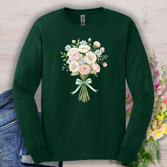 Cheerful Easter Bouquet Long Sleeve Tee