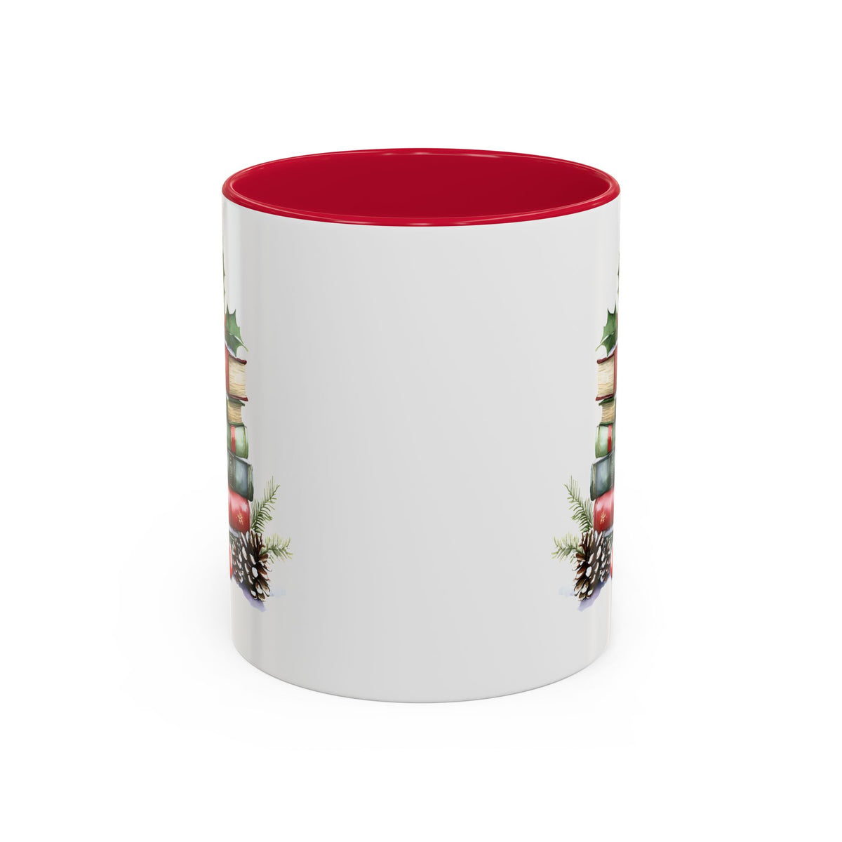 Christmas Book Stack Mug (11/15oz)