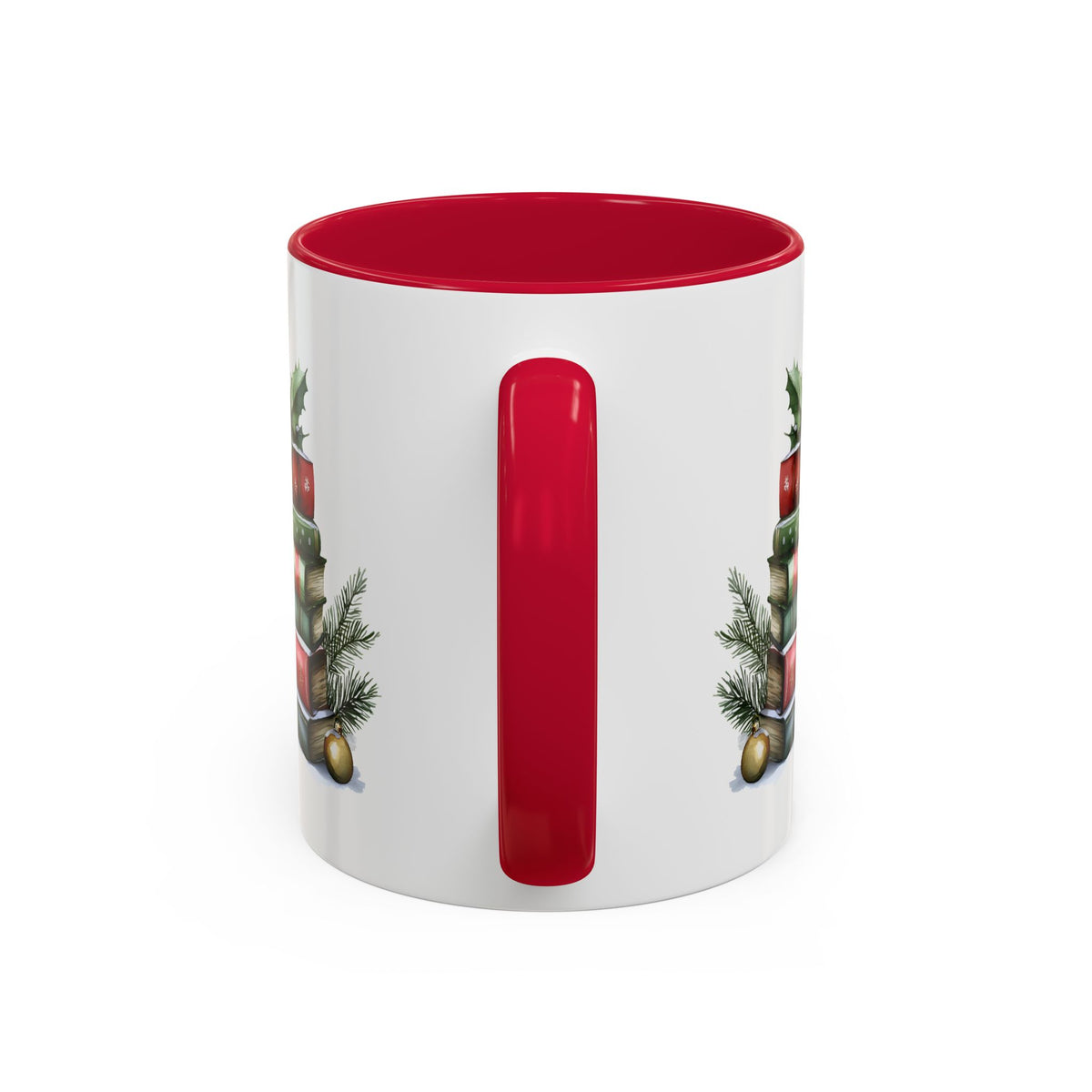Christmas Book Stack Mug (11/15oz)