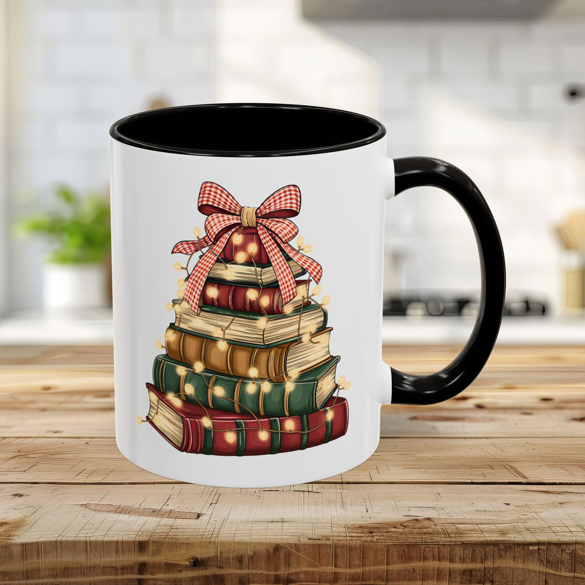 Christmas Book Tree Mug (11/15oz)