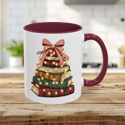 Christmas Book Tree Mug (11/15oz)