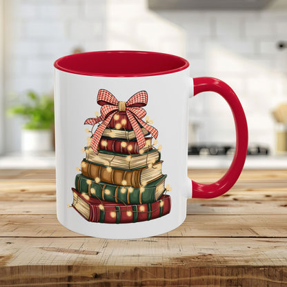 Christmas Book Tree Mug (11/15oz)