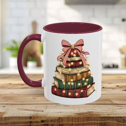 Christmas Book Tree Mug (11/15oz)