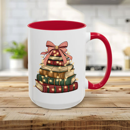 Christmas Book Tree Mug (11/15oz)