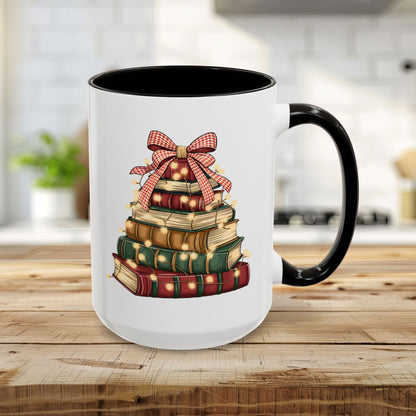 Christmas Book Tree Mug (11/15oz)
