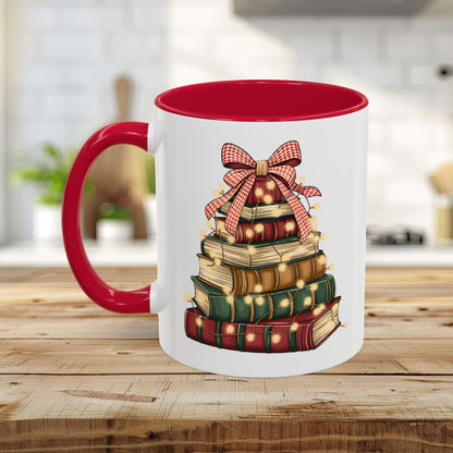 Christmas Book Tree Mug (11/15oz)