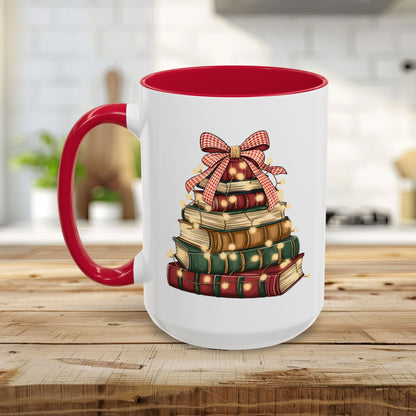 Christmas Book Tree Mug (11/15oz)