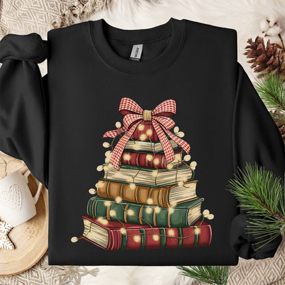 Christmas Book Tree Sweatshirt