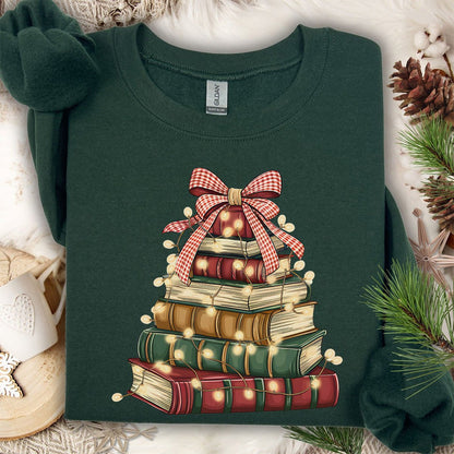 Christmas Book Tree Sweatshirt