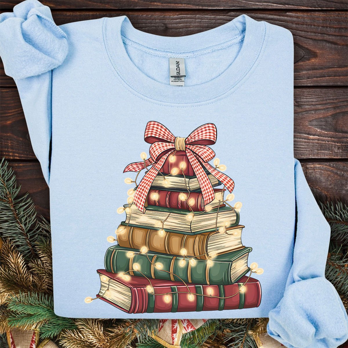 Christmas Book Tree Sweatshirt