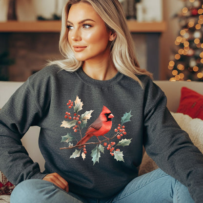 Christmas Cardinal Sweatshirt