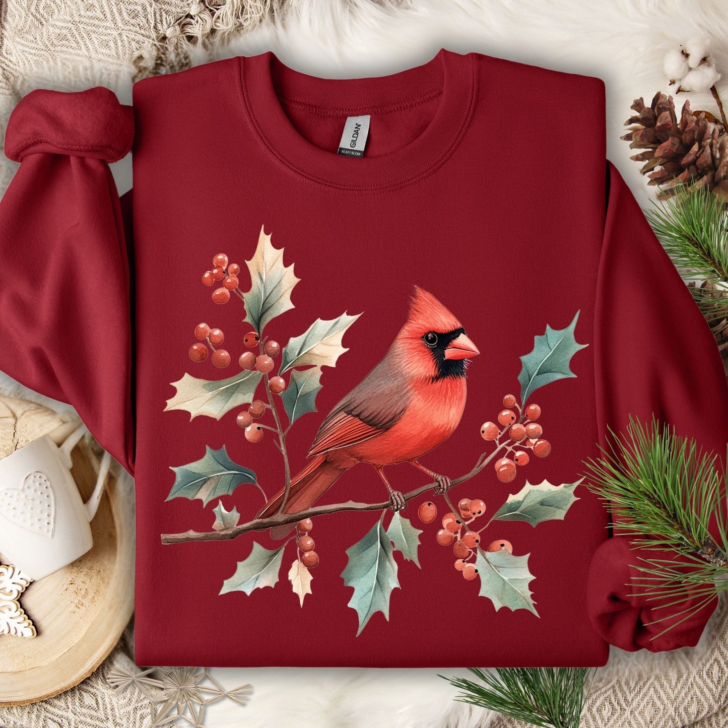 Christmas Cardinal Sweatshirt